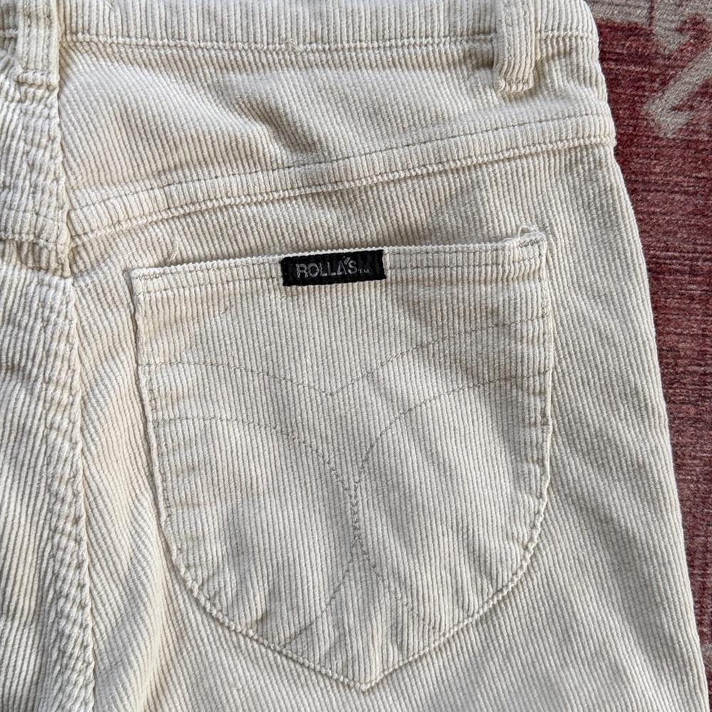 ROLLA’S Vanilla Corduroy Eastcoast Flare Size 28 - Picture 9 of 14
